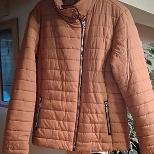 Women's Quilted Jacket - Tan